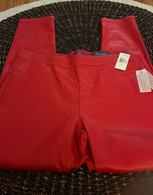 nydj ami jeggings cardinal red size 14 New