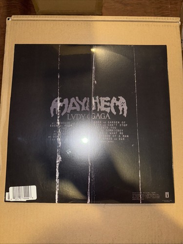 Lady Gaga MAYHEM Store Exclusive 180g Black Vinyl ALTERNATE SIGNED - IN HAND - Picture 2 of 2