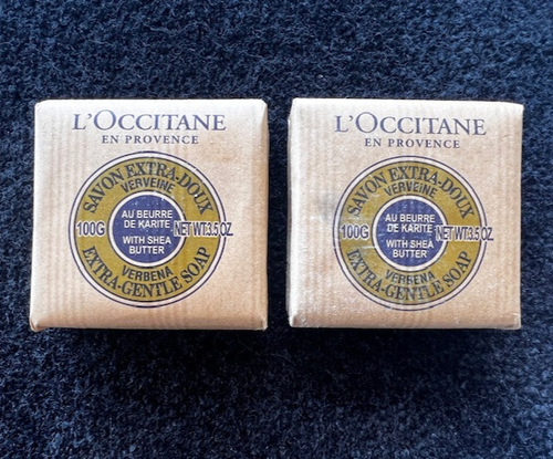 NEU Menge 2 L'OCCITANE EN PROVENCE Eisenkraut Extra Sanfte Seife je 3,5 Unzen