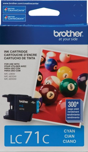 Nuevo Cartucho de Tinta Cian Original Brother LC71 MFC-J435W MFC-J625DW - Imagen 1 de 2