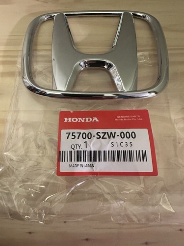 OEM Cromo Frontal H Emblema Accord 18-21 CRV 12-21 Pilot Crosstour Repuesto LX - Imagen 2 de 9