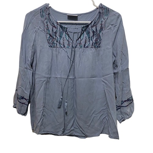 Disney Parks PANDORA The World Of Avatar Chambray Bluse Top Damen Gr. XS - Bild 3 von 10