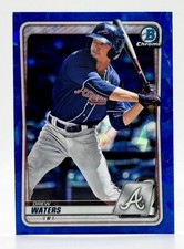 2020 Bowman Chrome Sapphire Drew Waters Atlanta Braves