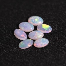 Exquisite Australian Opal Collection   7 Rainbow Hues, 1.07ct Natural Ovals