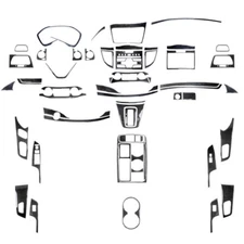 57Pcs Carbon Fiber Interior Full Set Cover Trim Kit For Honda CRV CR-V 2015-2016