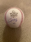 Carlos Correa Autographed 2017 World Series Baseball Astros