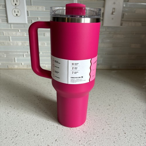Vaso Stanley Cosmo Pink Target 2024 Día de San Valentín 40 oz 100 % auténtico EE. UU. - Imagen 8 de 14