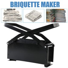 Paper Log Briquette Maker Eco-Friendly Paper Brick Fire Block Recycling Press