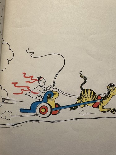 AND TO THINK THAT I SAW IT ON MULBERRY STREET DR SEUSS SOFTCOVER SCHOLASTIC 1965 - Picture 6 of 6