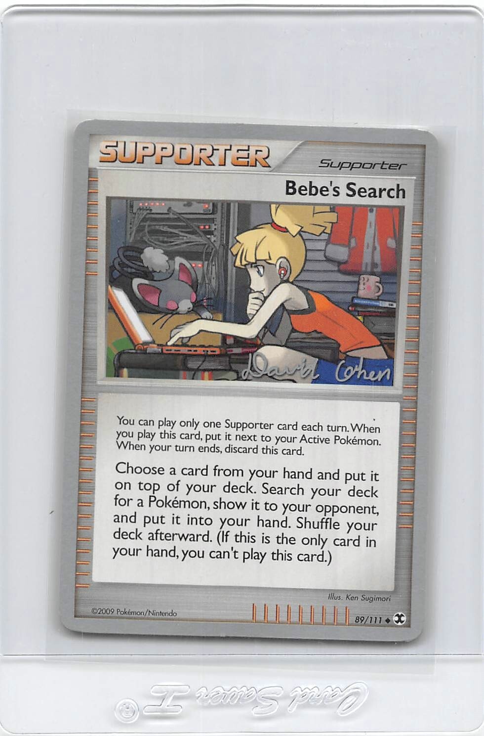 BEBE'S SEARCH 89/111 - NON-HOLO - Pokemon Card - 2009 World Championships NM/LP