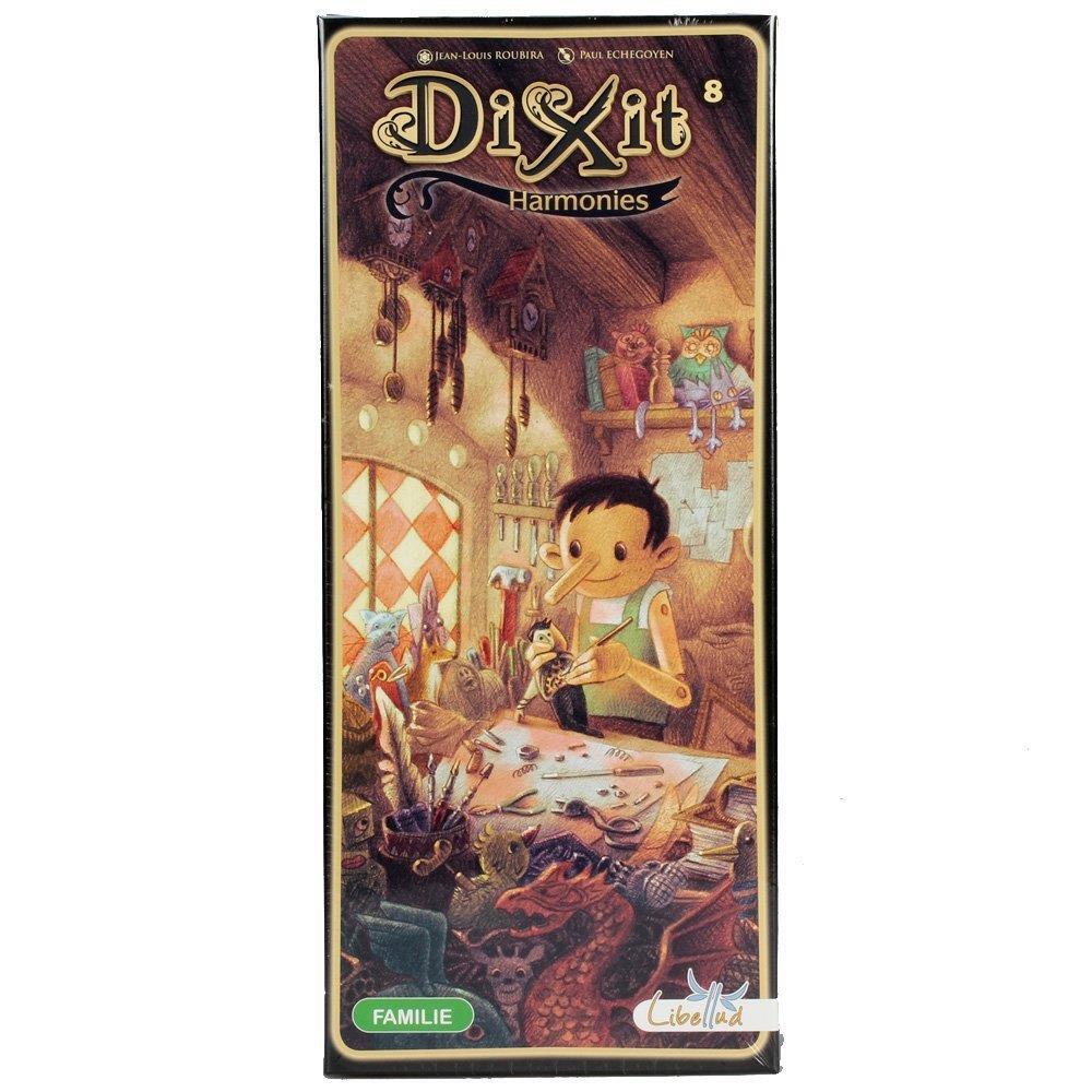 Asmodee LIB0006 - Dixit 8 Гармоний, предназначенных для 3-6-го прослушивания.