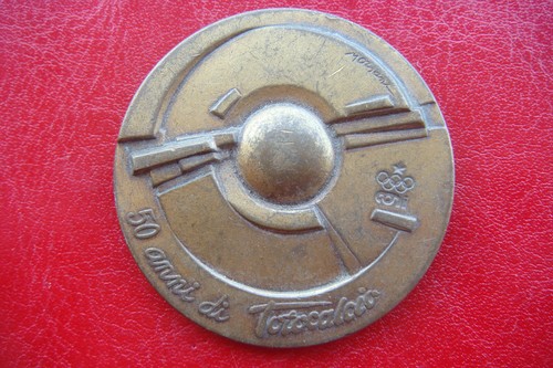 RARE ITALY The fiftieth anniversary of the Totocalcio 1946-1996 FOOTBALL MEDAL - 第 8/12 張圖片