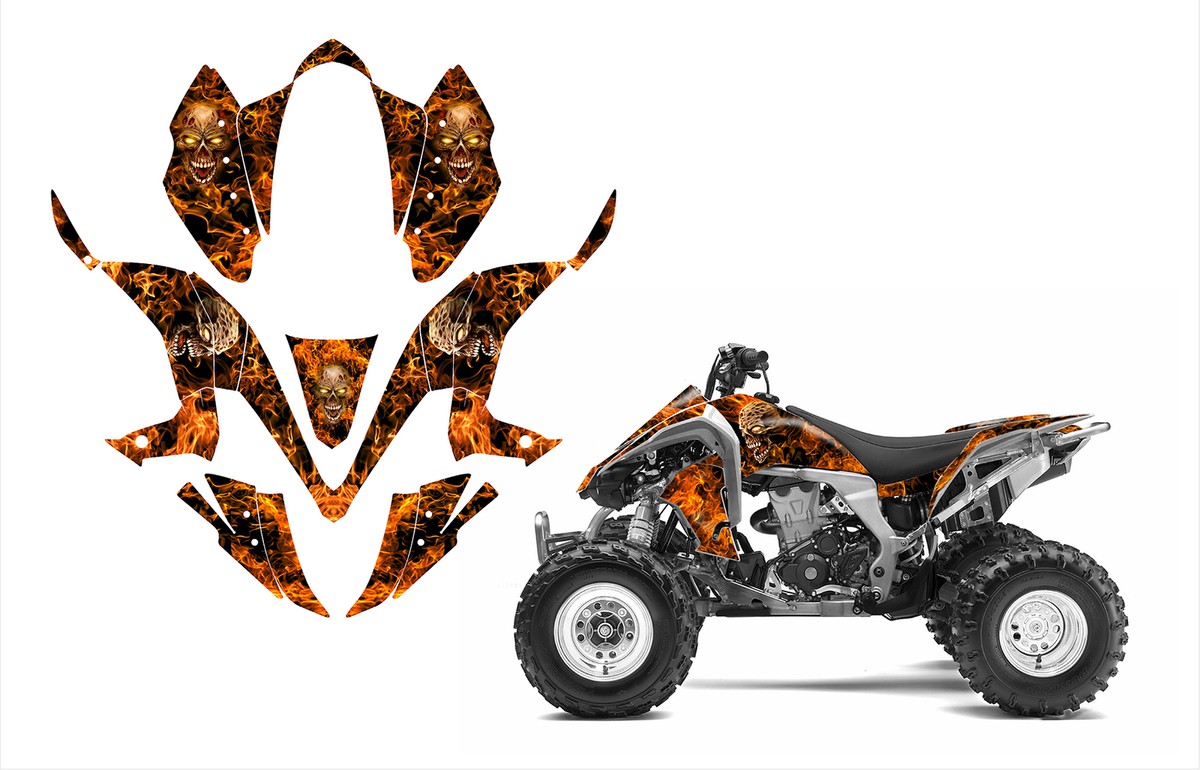 KFX 450R graphics custom sticker kit 24 mil thick premium vinyl