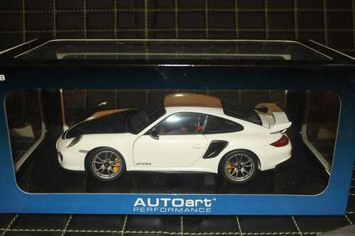 1:18 tipo coche Porsche 911 997 GT2 RS blanco NUEVO EMBALAJE ORIGINAL sin abrir perfecto RAREZA
