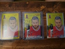 Cj Cron Lot Topps Chrome Platinum Anniversary Base , Black Toile 10/10, Gold /50