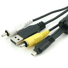 USB Cable & TV Audio Video Cable Lead for Samsung Digimax V70, V700, V800
