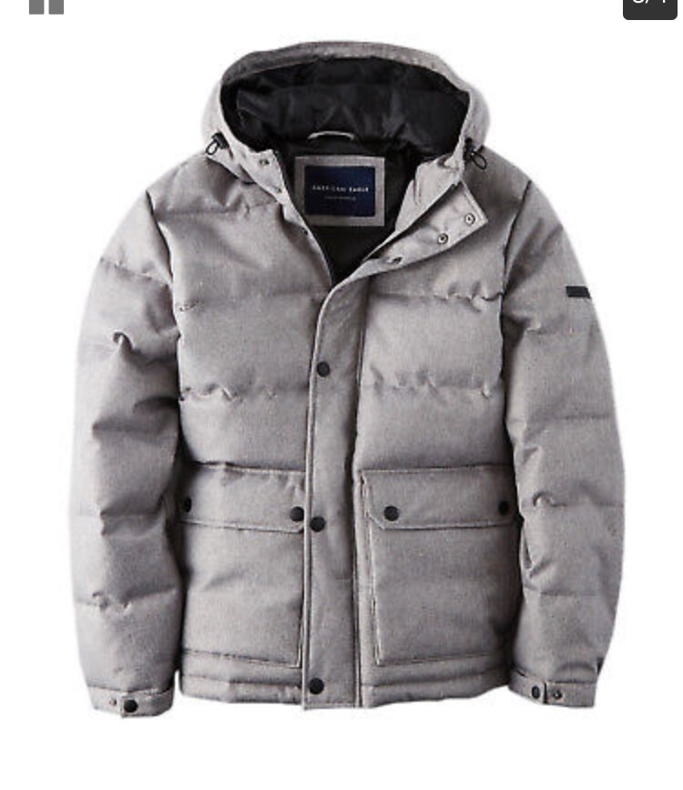 NWT American Eagle Mens Gray Full Zip 