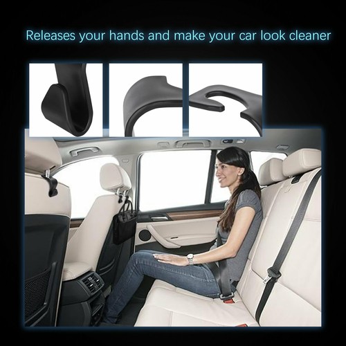 8 piezas Soporte organizador colgante bolsa de almacenamiento gancho reposacabezas respaldo asiento de coche EE. UU. - Imagen 10 de 11
