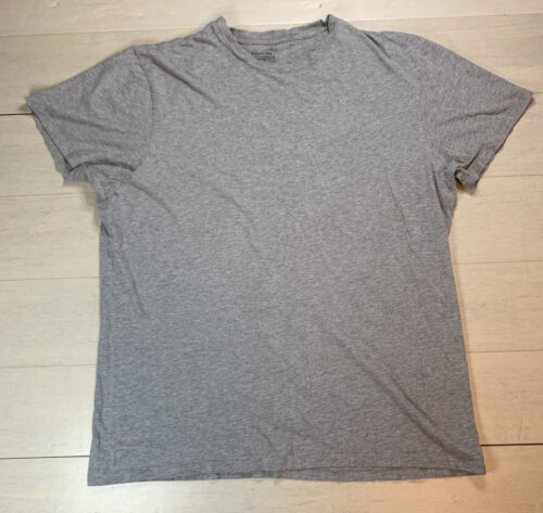 Banana Republic Men's Size XL T Shirt Fitted Crew Short Sleeve Solid Gray 