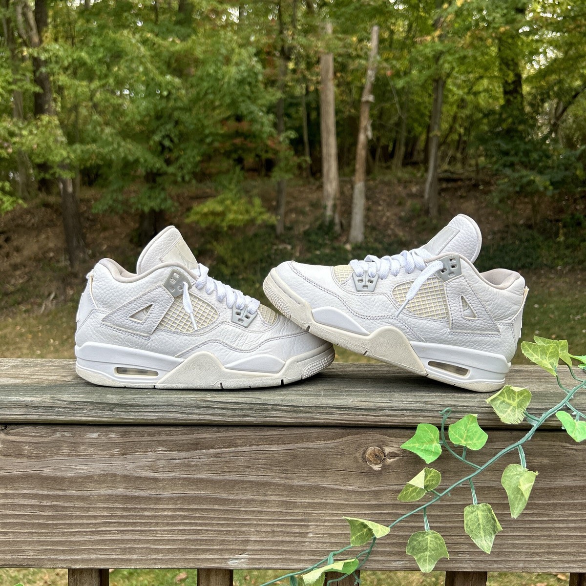 Size 4.5 - Jordan 4 Retro Mid Pure Money - 靴