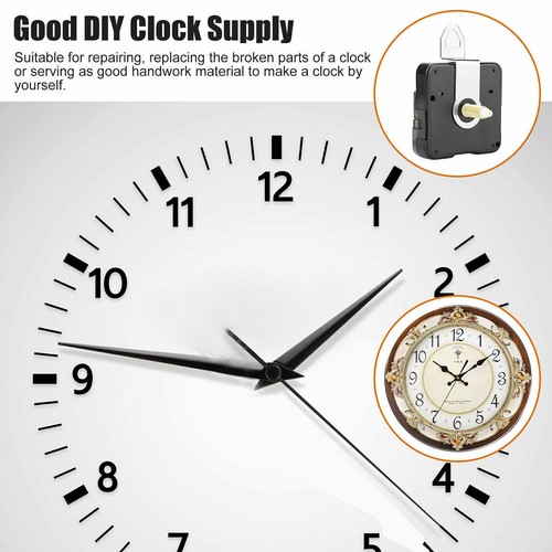 DIY Wall Clock Movement Mechanism Hand Replacement Part Set Tool Kit Accessory - Picture 5 of 12