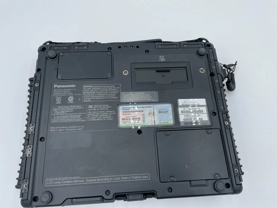 Panasonic TOUGHBOOK CF-19 CoreTM2 Duo CPU U7500 320Gb HDD 4Gb RAM Windows 7 Win7 - Image 2 of 4