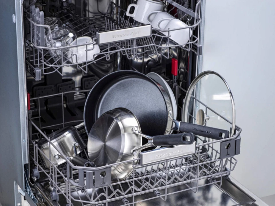 KitchenAid 2er-Bratpfannenset mit Keramik-Antihaftbeschichtung (CC005707-001) - Bild 3 von 3