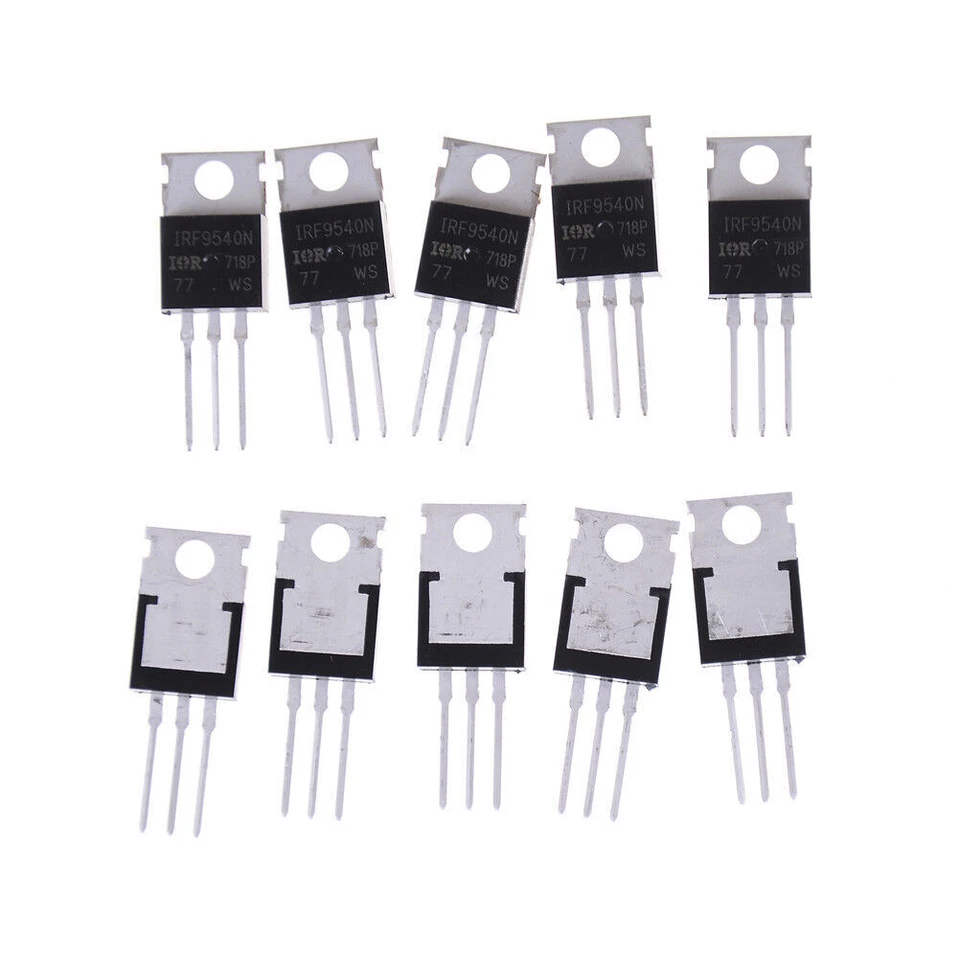 5pcs IRF9540 IRF9540N P-Channel Power MOSFET 23A 100V TO-220 IR Transistor - Image 2 of 4