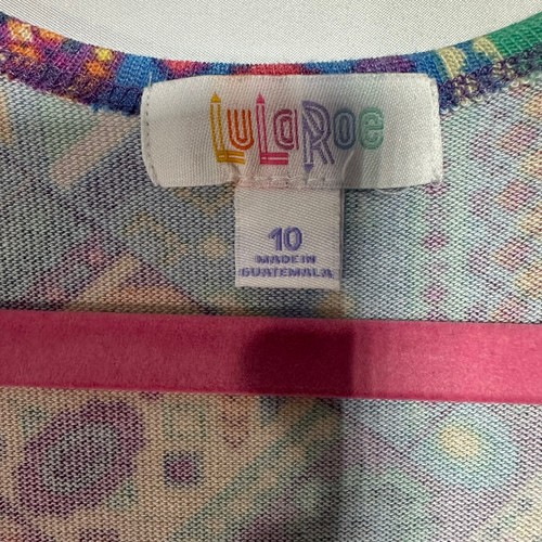 LuLaRoe Girls Long Duster Cardigan Sz 8-10 Lightweight Sweater Layering Soft NWT - Picture 3 of 7