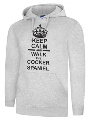 Keep Calm And Walk The Cocker Spaniel Dog New Funny Gift Present T-shirt