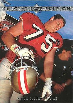 1995 Upper Deck #SE21 Offensive Line San Francisco 49ers Football Card