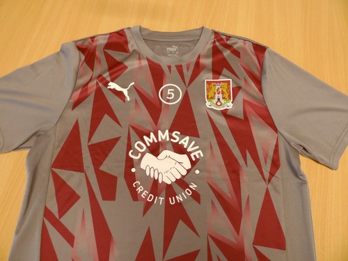 NORTHAMPTON TOWN FC | 5 | JON GUTHRIE | WARM-UP T-SHIRT 2024-2025 | Size L - Imagen 2 de 6