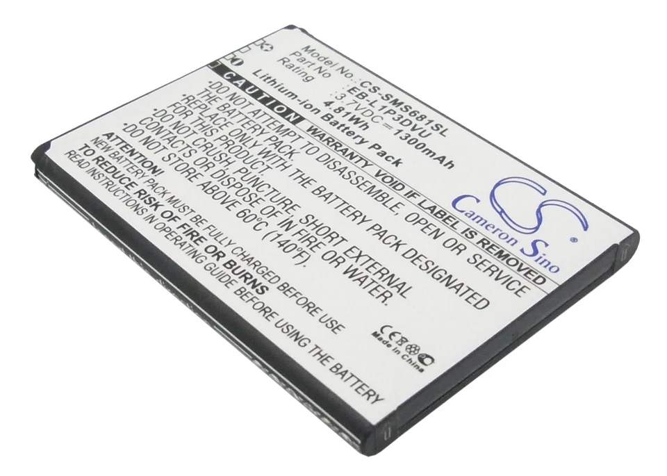 Batería Reino Unido para Samsung GT-S6810 EB-L1P3DVU 3.7V RoHS Foto 2 de 4