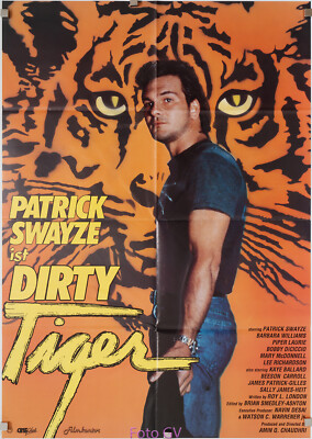 Plakat Dirty Tiger/Tiger Warsaw 1988 Patrick Swayze
