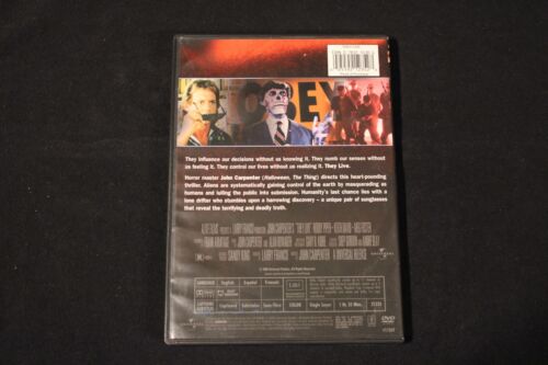 They Live Used DVD Sci-Fi Action Horror John Carpenter Roddy Piper Keith David - Picture 3 of 4