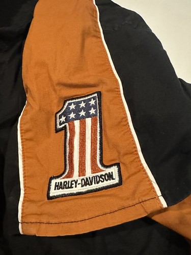 Harley Davidson Women’s Garage Shirt Black & Orange XS - Picture 5 of 7