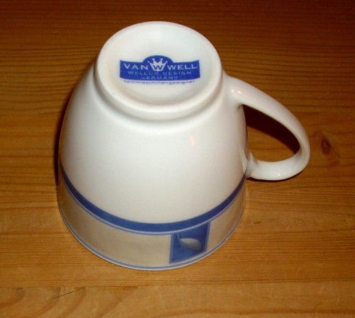 van Well Wellco Design 1 Tasse, mehrfarbiges Dekor, spülmaschinengeeignet - Bild 4 von 4