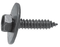 6.3MM X 30MM HEX HEAD SEMS WASHER TAPPING SCREW, 24MM WASHER (Pkg of 25) - Bild 1 von 1