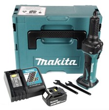 Makita DGD 800 RT1J Akku Geradschleifer 18V + 1x Akku 5,0Ah + Ladegerät + Makpac