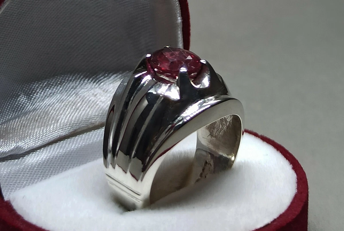 Mens ruby hotsell rings ebay