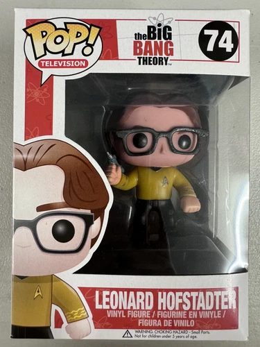 Leonard Hofstadter (Star Trek) 74 ~ Big Bang Theory ~ Funko Pop Vinyl + PROTECTR