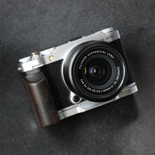 Wood Hand Grip Aluminum Base Plate QR L Handle Plate For Fujifilm X-M5 Camera