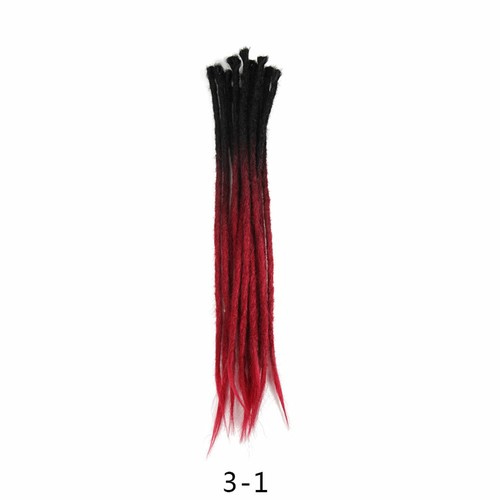 20in Ombre Dreadlocks Extensions Crochet Braiding Hair Dreads Locs Synthetic New - Picture 50 of 103