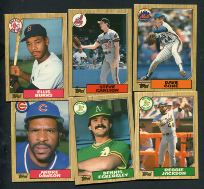 1987 TOPPS TRADED TIFFANY # 1T - 132T SET BREAK ~ NMMT, MINT ~ PICK YOUR CARDS