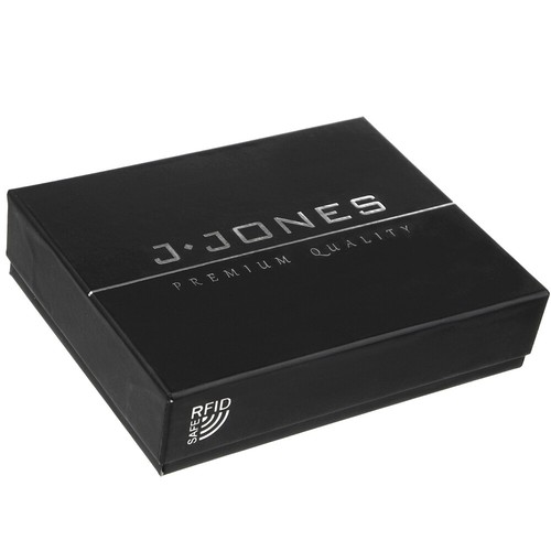 J.JONES Herren Geldbörse RFID Leder Portemonnaie Geldbeutel Geldsack Brieftasche - Picture 26 of 44