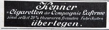 California Cigaretten Laferme Dresden Reklame Inserat Werbung Anzeige Druck 1901