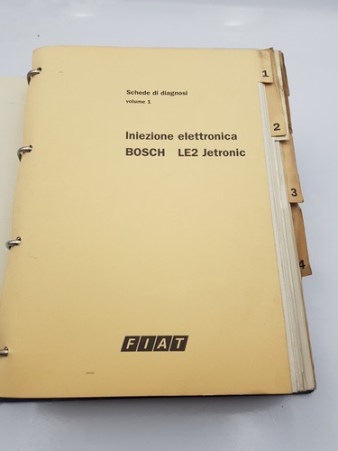 Manuel Atelier Fiat Electronic Analyzer Pro1. Ein Turbo Croma Ritmo Panda Etc. - Photo 4/24