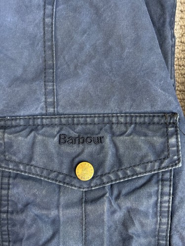 Barbour Navy Jacket with Detachable Hood - L - 9-11yrs (approx) - Picture 2 of 11
