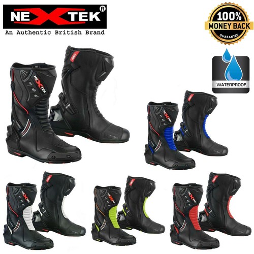 NEXTEK Men Motorcycle Boots Waterproof 