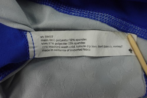 Rabbit Running Shirt Mens Large Blue Long Sleeve Shirt Performance Stretch - 第 12/12 張圖片
